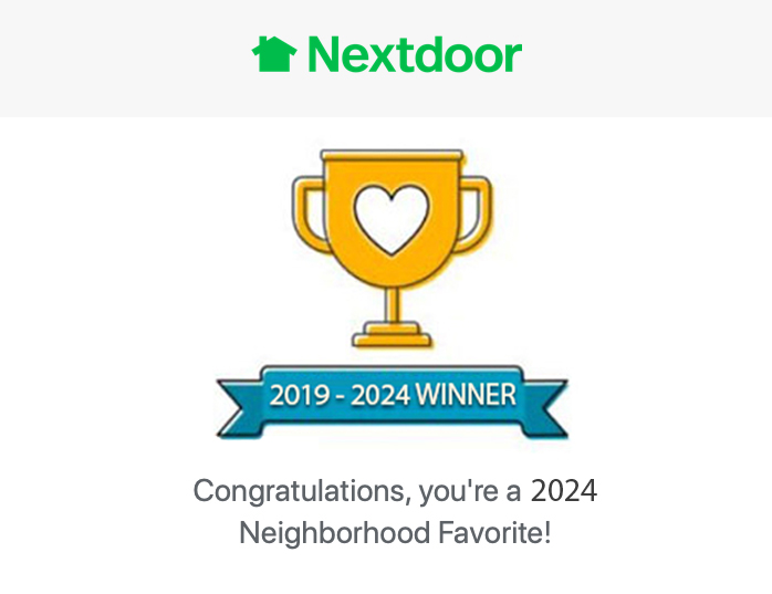 Nextdoor winner 2019 - 2024